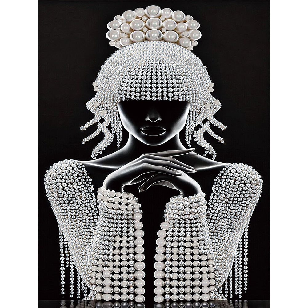 Elegant Lady - Special Shaped Drill Diamond Painting 30*40CM
