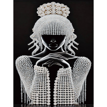 Elegant Lady - Special Shaped Drill Diamond Painting 30*40CM