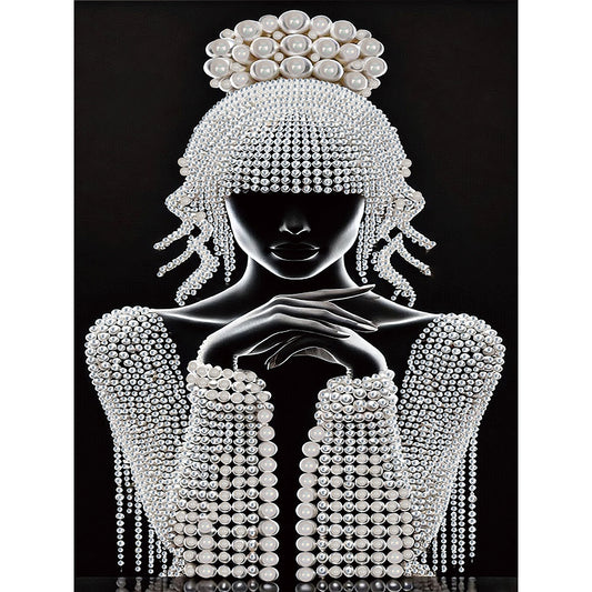 Elegant Lady - Special Shaped Drill Diamond Painting 30*40CM