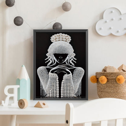 Elegant Lady - Special Shaped Drill Diamond Painting 30*40CM