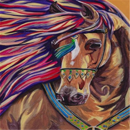 Horse - Full AB Square Drill Diamond Painting 30*40CM