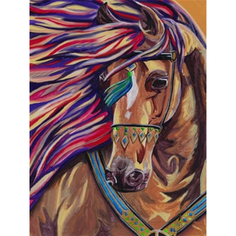 Horse - Full AB Square Drill Diamond Painting 30*40CM