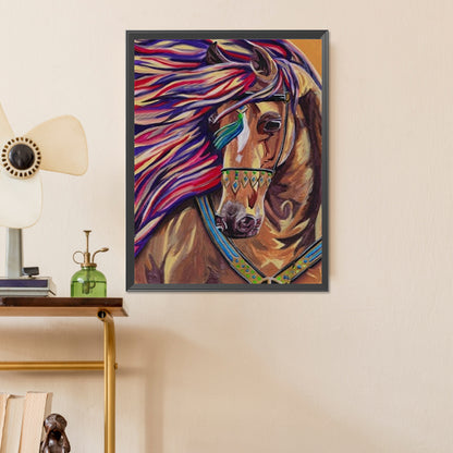Horse - Full AB Square Drill Diamond Painting 30*40CM