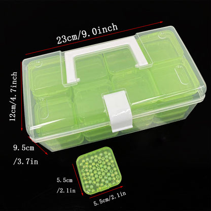 32 Grid Bead Storage Container Diamond Embroidery Beaded Toolbox for Small Items