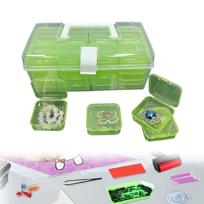32 Grid Bead Storage Container Diamond Embroidery Beaded Toolbox for Small Items