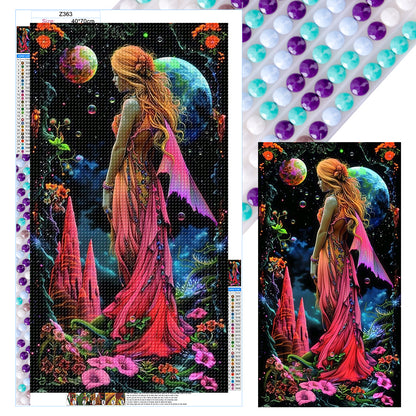 Dark Girl - Full Round Drill Diamond Painting 40*70CM