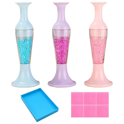 3Pcs Vase Shape 5D Diamond Painting Tool Diamond Art Painting Pen for Art Crafts