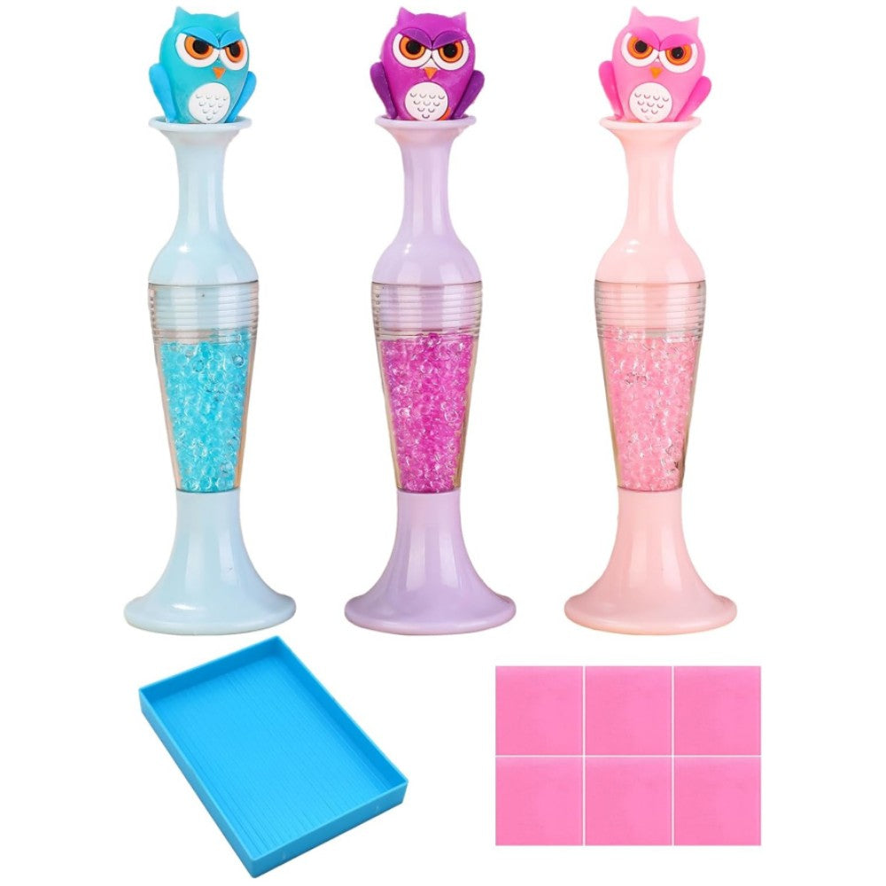3Pcs Vase Shape 5D Diamond Painting Tool Diamond Art Painting Pen for Art Crafts