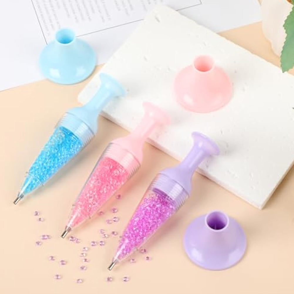3Pcs Vase Shape 5D Diamond Painting Tool Diamond Art Painting Pen for Art Crafts