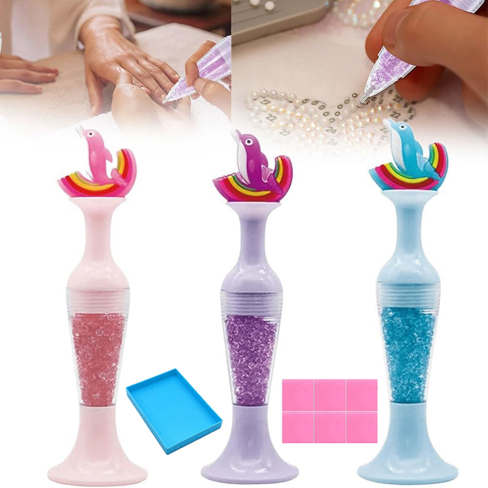 3Pcs Vase Shape 5D Diamond Painting Tool Diamond Art Painting Pen for Art Crafts