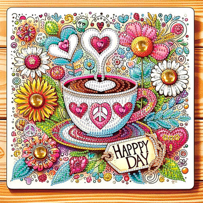Coffee Dessert - Special Shaped Drill Diamond Painting 30*30CM