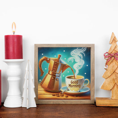 Coffee Dessert - Special Shaped Drill Diamond Painting 30*30CM