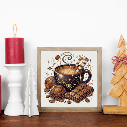 Coffee Dessert - Special Shaped Drill Diamond Painting 30*30CM