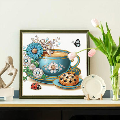 Coffee Dessert - Special Shaped Drill Diamond Painting 30*30CM