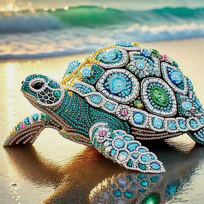 Beach Turtle - Special Shaped Drill Diamond Painting 30*30CM