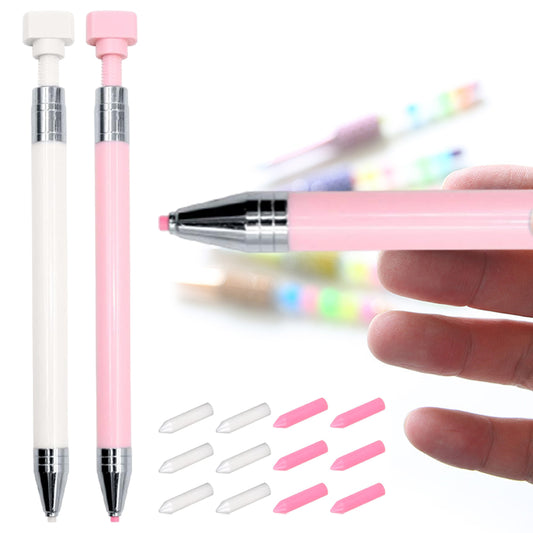 Diamond Painting Pen with Wax Refillable Wax Pen for Diamond Art Nail DIY Craft