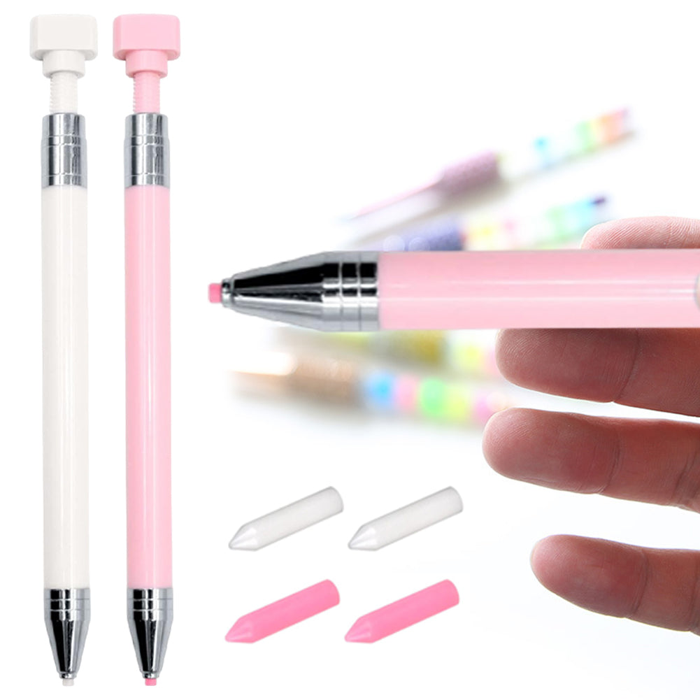 Diamond Painting Pen with Wax Refillable Wax Pen for Diamond Art Nail DIY Craft