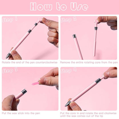 Diamond Painting Pen with Wax Refillable Wax Pen for Diamond Art Nail DIY Craft