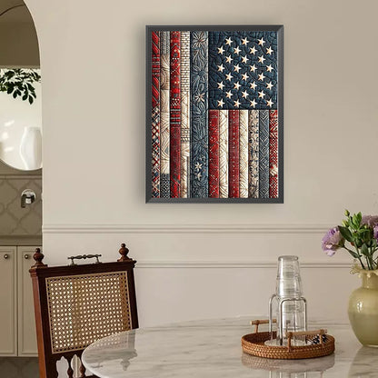 Union Flag - Full Round Drill Diamond Painting 30*40CM