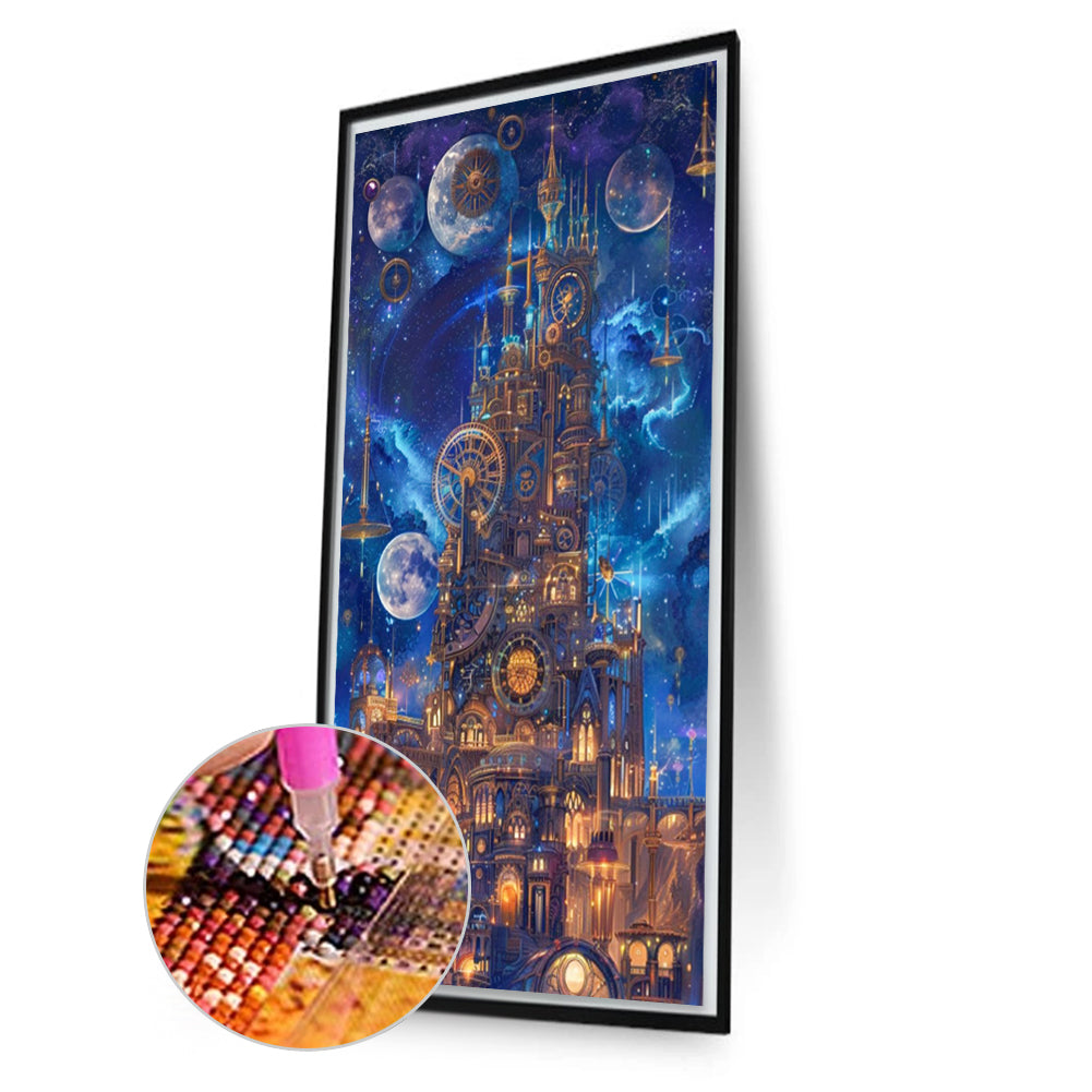 Time Castle - Full Square Drill Diamond Painting 40*70CM
