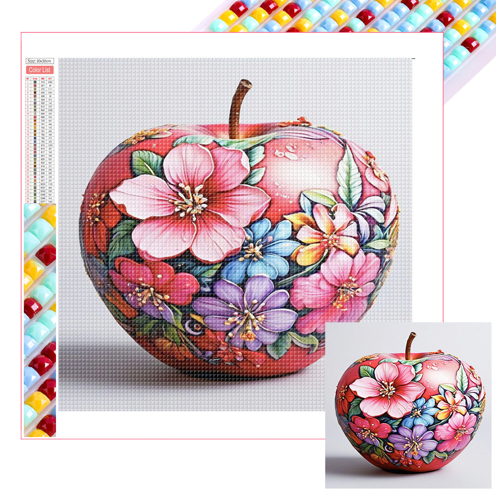 Spring Apple - Full Square Drill Diamond Painting 30*30CM