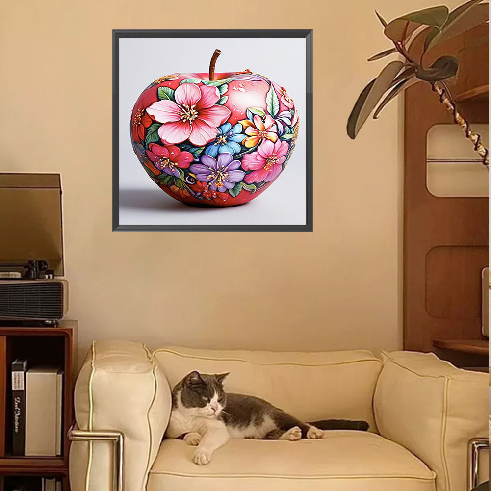 Spring Apple - Full Square Drill Diamond Painting 30*30CM