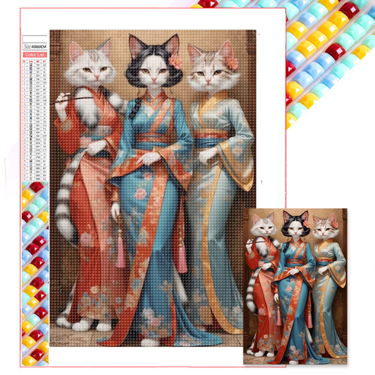 Three Sisters - Full Square Drill Diamond Painting 40*60CM
