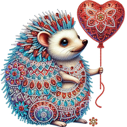 Mandala Pattern Hedgehog - Special Shaped Drill Diamond Painting 30*30CM