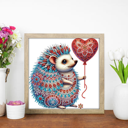 Mandala Pattern Hedgehog - Special Shaped Drill Diamond Painting 30*30CM
