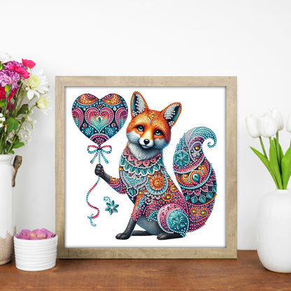 Mandala Pattern Fox - Special Shaped Drill Diamond Painting 30*30CM