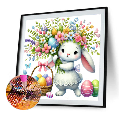 Rabbit - Full Round Drill Diamond Painting 40*40CM