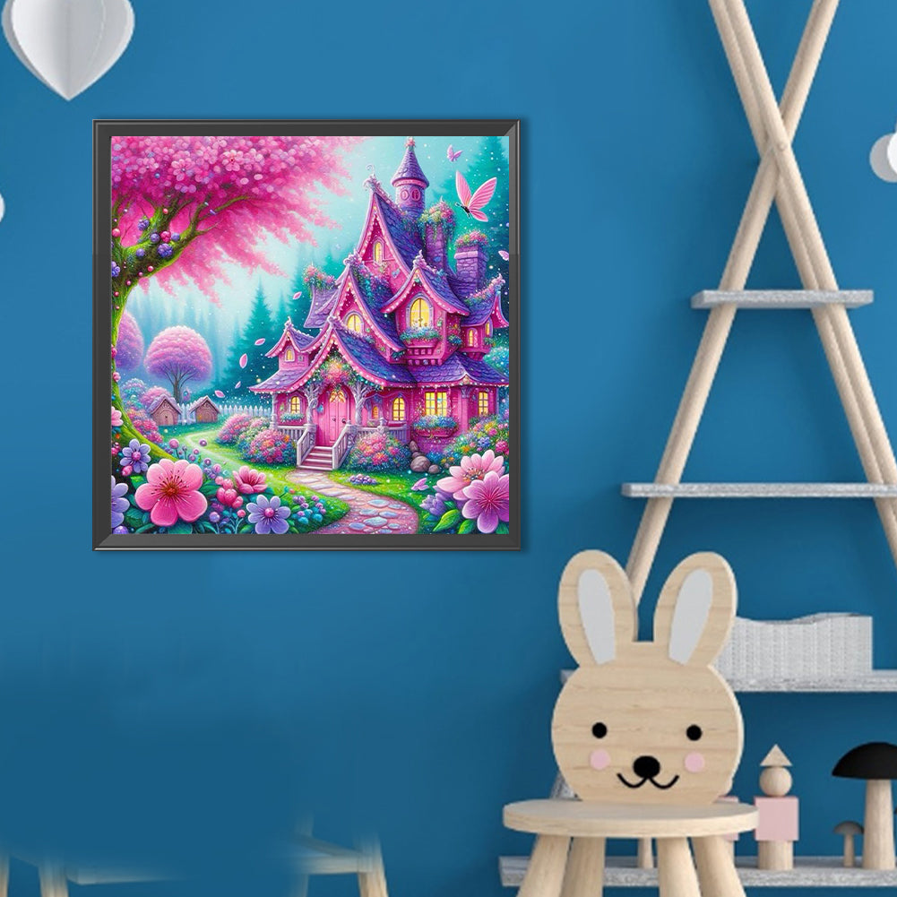 Elf House - Full Round Drill Diamond Painting 40*40CM