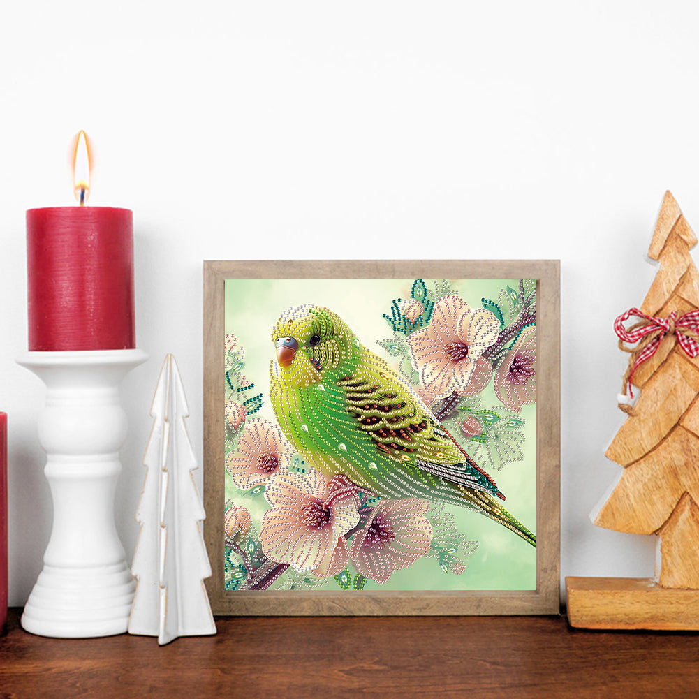Parrot Bird - Special Shaped Drill Diamond Painting 30*30CM