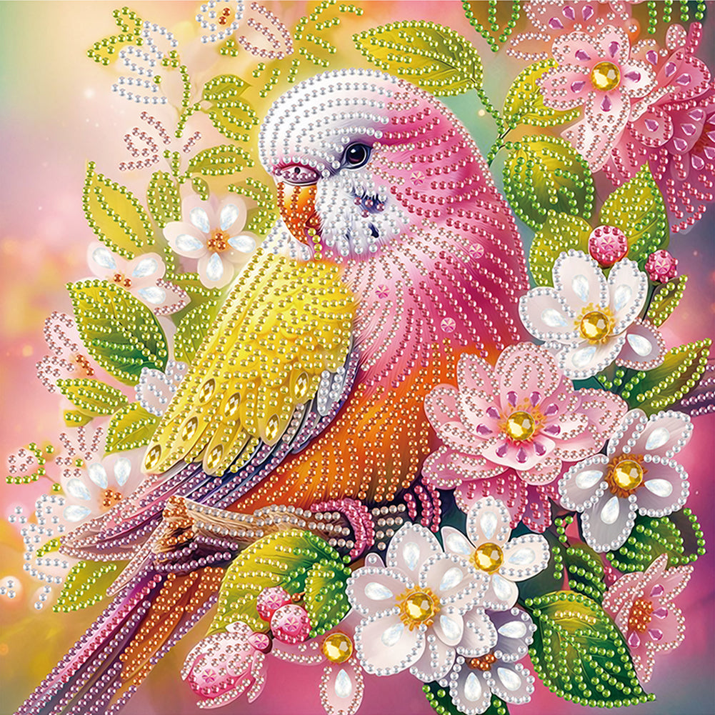 Parrot Bird - Special Shaped Drill Diamond Painting 30*30CM
