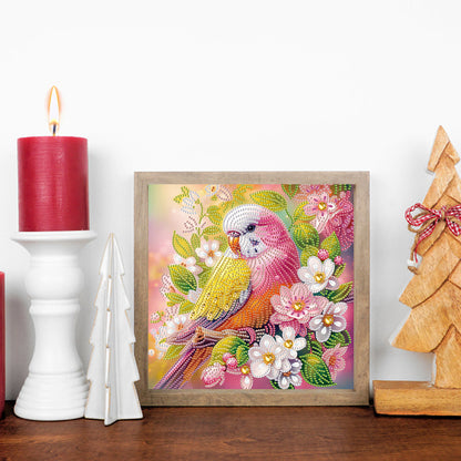 Parrot Bird - Special Shaped Drill Diamond Painting 30*30CM