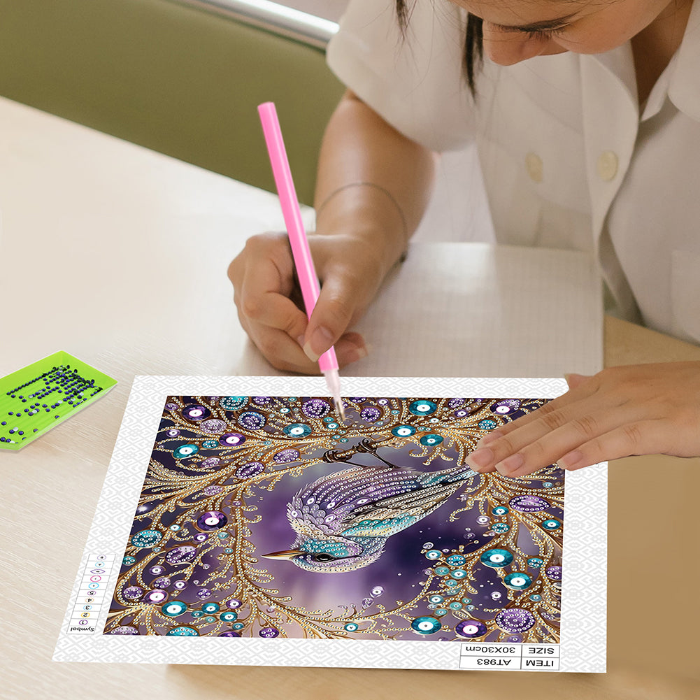 Bird - Special Shaped Drill Diamond Painting 30*30CM