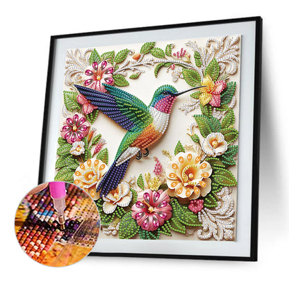 Hummingbird - Special Shaped Drill Diamond Painting 30*30CM