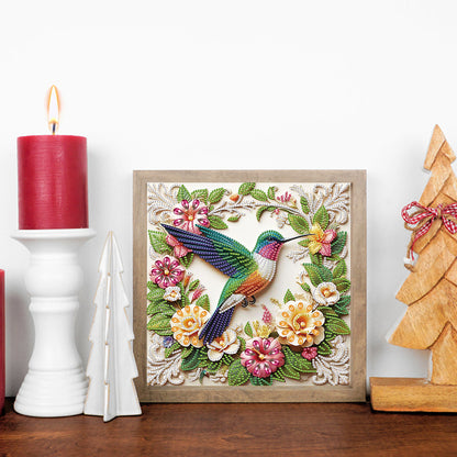 Hummingbird - Special Shaped Drill Diamond Painting 30*30CM