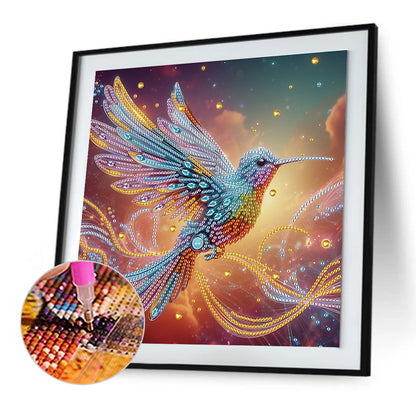 Hummingbird - Special Shaped Drill Diamond Painting 30*30CM