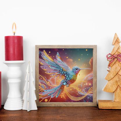 Hummingbird - Special Shaped Drill Diamond Painting 30*30CM