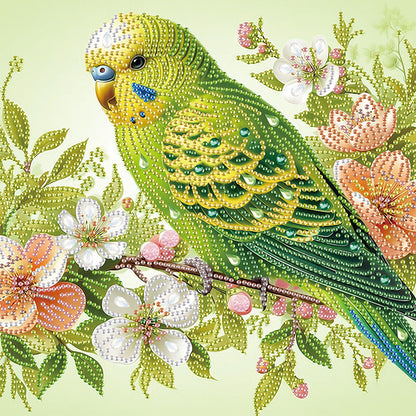 Parrot Birds - Special Shaped Drill Diamond Painting 30*30CM