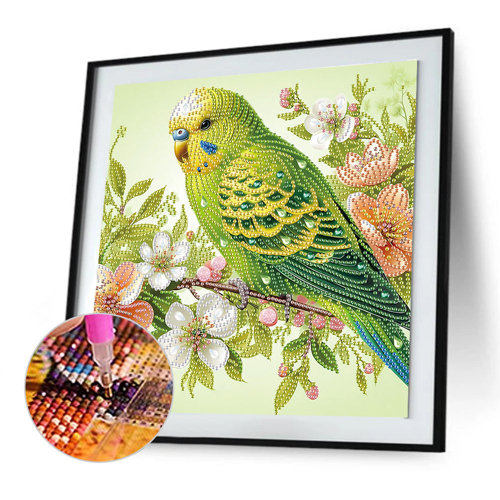 Parrot Birds - Special Shaped Drill Diamond Painting 30*30CM