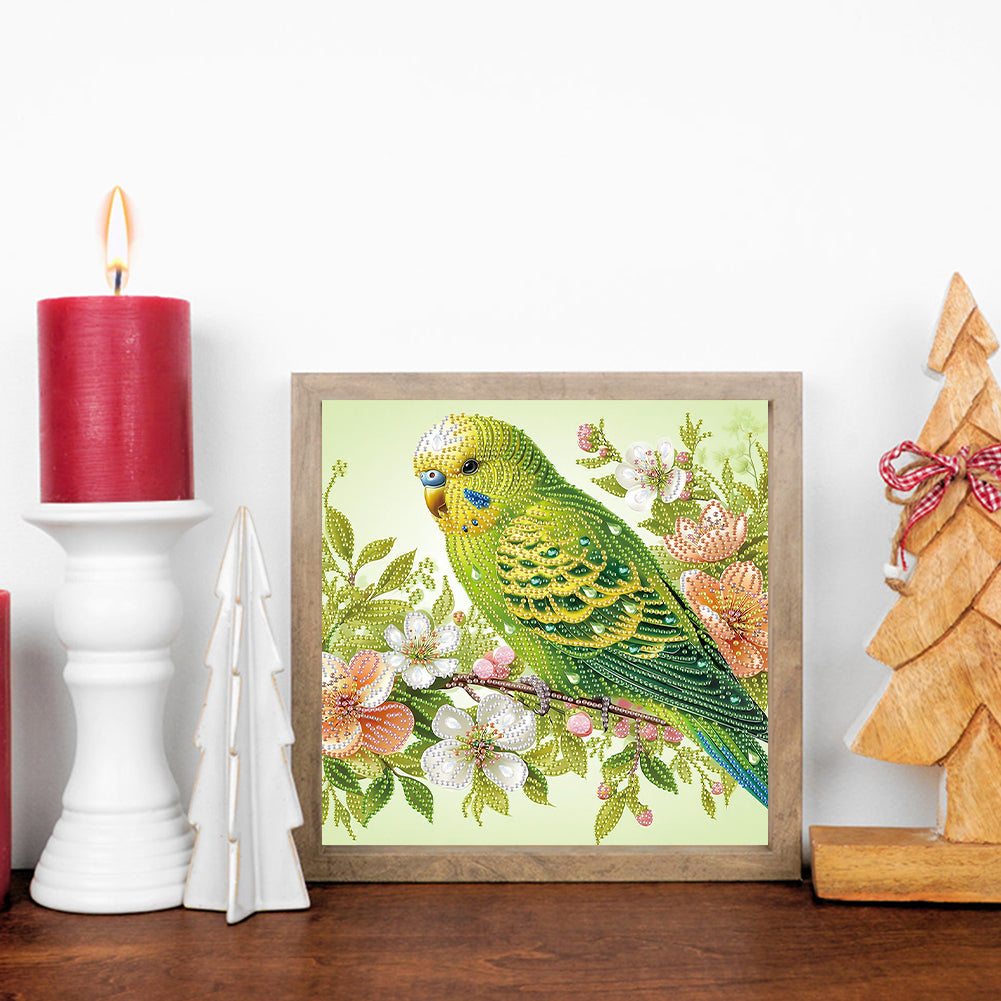 Parrot Birds - Special Shaped Drill Diamond Painting 30*30CM