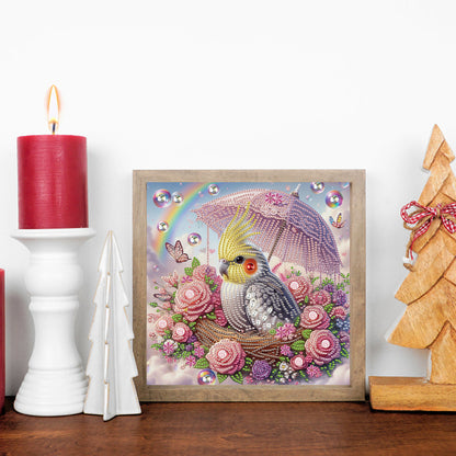 Parrot Bird - Special Shaped Drill Diamond Painting 30*30CM