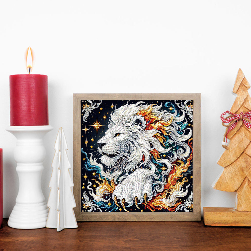 Paper Quilling Lions - Special Shaped Drill Diamond Painting 30*30CM