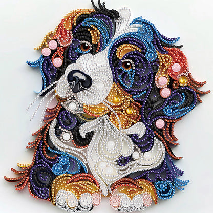 Paper Quilling Puppies - Special Shaped Drill Diamond Painting 30*30CM