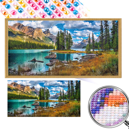 Outdoor Scenery - Full AB Round Drill Diamond Painting 80*40CM