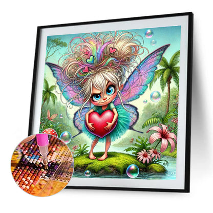 Elf Girls With Love - Full Round Drill Diamond Painting 40*40CM