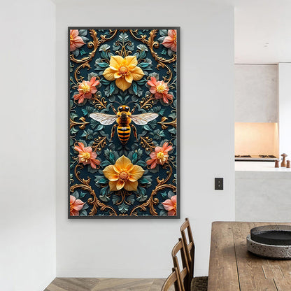 Bee - Full Round Drill Diamond Painting 40*70CM