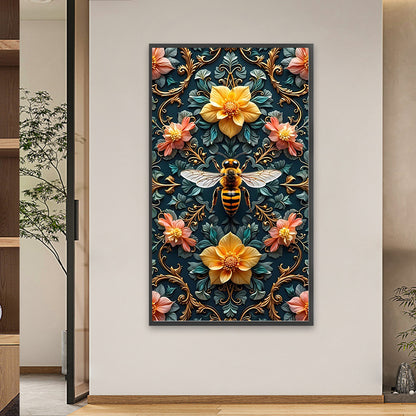 Bee - Full Round Drill Diamond Painting 40*70CM